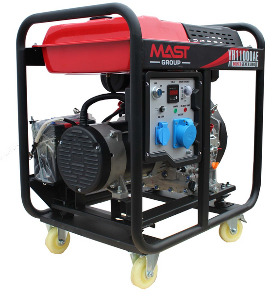 Дизельний генератор MAST GROUP YH11000AE + газова плитка Orcamp CK-505 + електричний обігрівач Gardyer HE2000 YH11000AE фото
