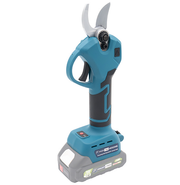 Аккумуляторный секатор PROFI-TEC HES20BL + удлинитель PUEC20 (2&times;PT2020HL (2.0 Ач), ЗУ) 007189 фото