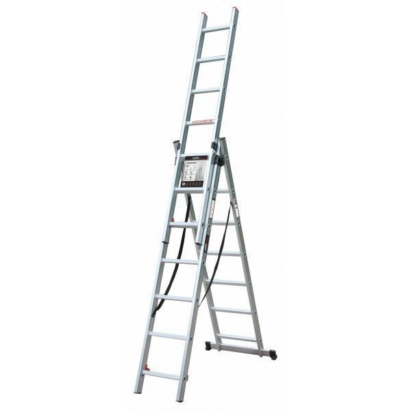 Драбина алюмінієва 3-х секційна LADDER PRO (3х8 ступенів) (160-9005) 160-9005 фото