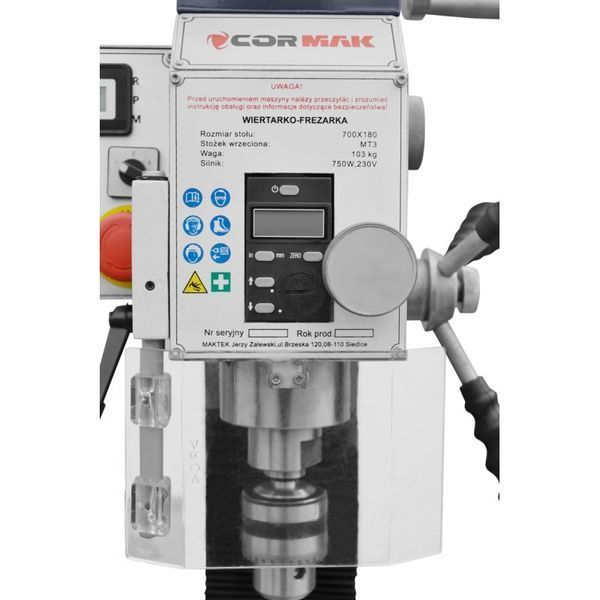 Фрезерний верстат CORMAK HK-25L Vario HK-25L Vario фото