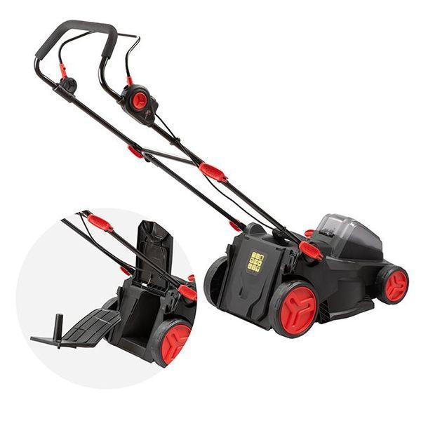 Газонокосилка аккумуляторная INTERTOOL WT-9216 (2х20В, 3500об/мин без ЗУ и АКБ) WT-9216 фото