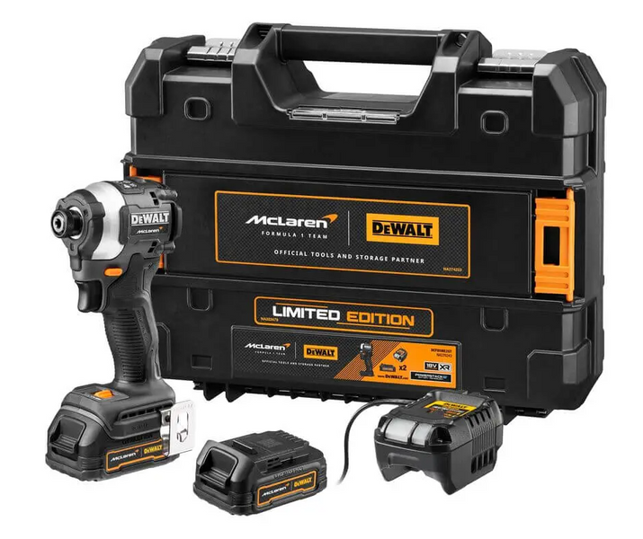 Шуруповёрт ударный аккумуляторный McLaren F1 TEAM LIMITED EDITION DeWALT DCF85ME2GT DCF85ME2GT фото