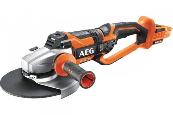 Аккумуляторная угловая шлифмашина AEG BEWS18-230BLLI-602C 4935464816 фото