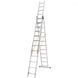 Драбина алюмінієва 3-х секційна LADDER PRO (3х8 ступенів) (160-9005) 160-9005 фото 1