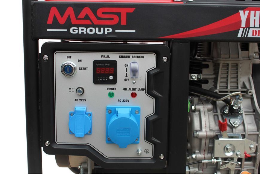 Дизельний генератор MAST GROUP YH11000AE + газова плитка Orcamp CK-505 + електричний обігрівач Gardyer HE2000 YH11000AE фото