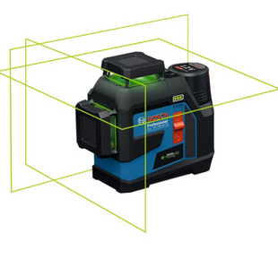 Лазерний нівелір Bosch GLL 12V-100-33 CG Professional (з чохлом, батарейками та тримачем LB 10) 0601065400 фото