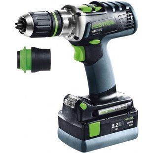 Акумуляторний дриль-шуруповерт Festool DRC 18/4 Li 5,2-Plus QUADRIVE 574696 фото