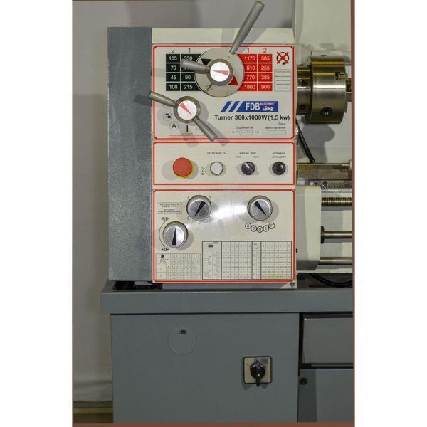 Токарно-винторезный станок FDB Maschinen Turner 360x1000W 827993 фото