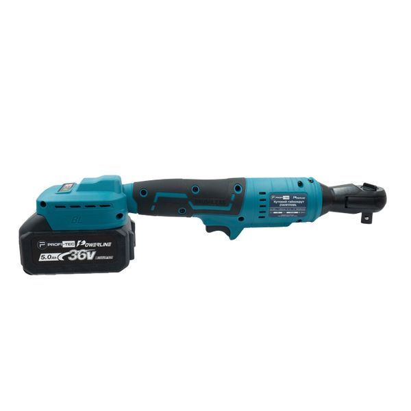 Аккумуляторный угловой гайковерт PROFI-TEC DWR1110BL POWERLine (2 х 5.0 Aч, ЗУ) 005537 фото