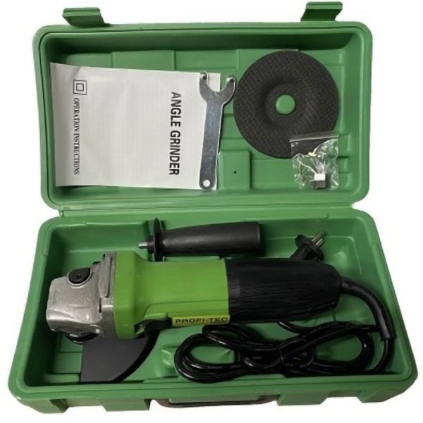 Шліфмашина кутова (КШМ) PROFI-TEC PAG10125PC (пластиковий кейс) 002773 фото