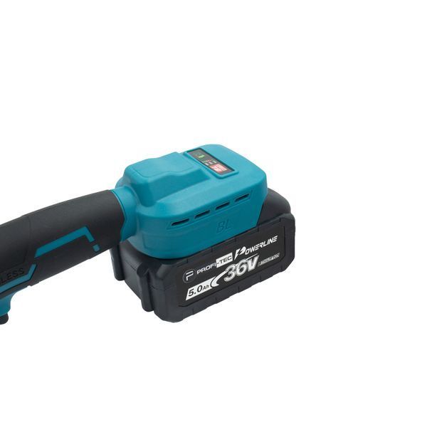 Аккумуляторный угловой гайковерт PROFI-TEC DWR1110BL POWERLine (2 х 5.0 Aч, ЗУ) 005537 фото