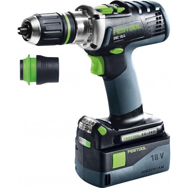 Акумуляторний дриль-шуруповерт Festool DRC 18/4 Li 5,2-Plus QUADRIVE 574696 фото