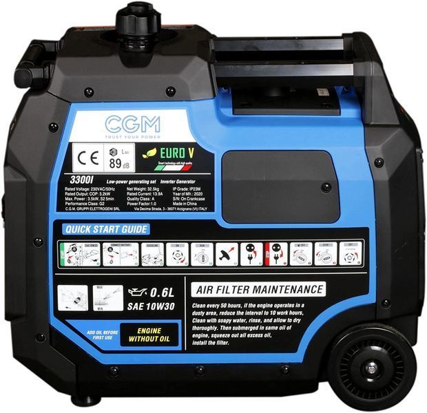 Генератор інверторний CGM 3300I (3 кВт) CGM 3300i фото