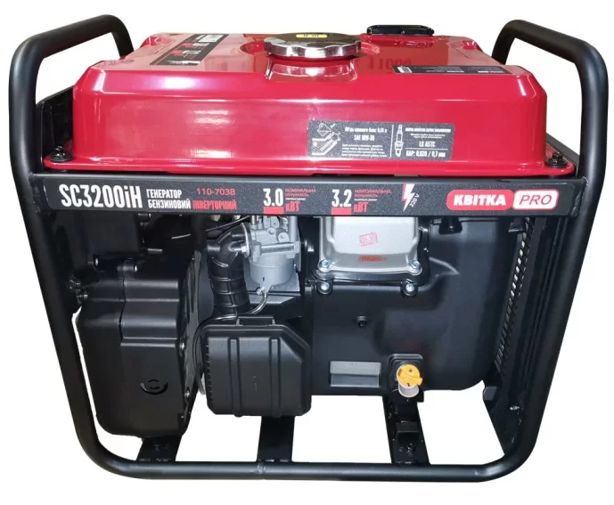 Інверторний бензиновий генератор КВІТКА PRO SC3200iH (3.2 кВт) (110-7038) 110-7038 фото