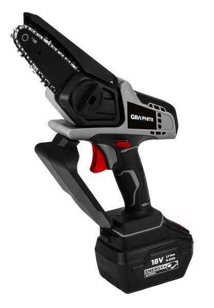Пила ланцюгова акумуляторна Graphite 58GE116 Energy+ (18В, Li-lon, без АКБ та ЗП) 58GE116 фото