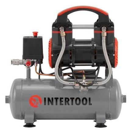 Компресор безмасляний INTERTOOL PT-0015 (9 л, 0.75 кВт, 220 В, 8 атм, 200 л/хв) PT-0015 фото