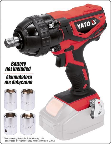 Ударний гайковерт Yato YT-82805 YT-82805 фото