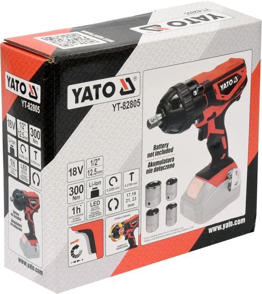 Ударний гайковерт Yato YT-82805 YT-82805 фото