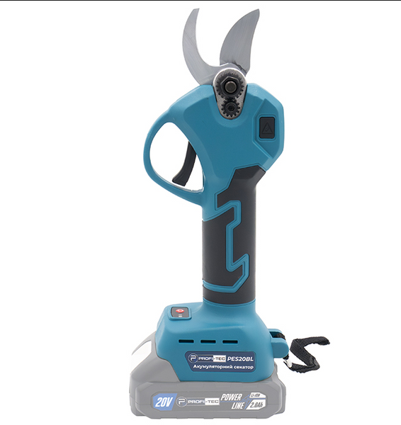 Аккумуляторный секатор PROFI-TEC PES20BL + удлинитель PUEC20 (2&times;PT2020MP (2.0 Ач), ЗУ) 007190 фото
