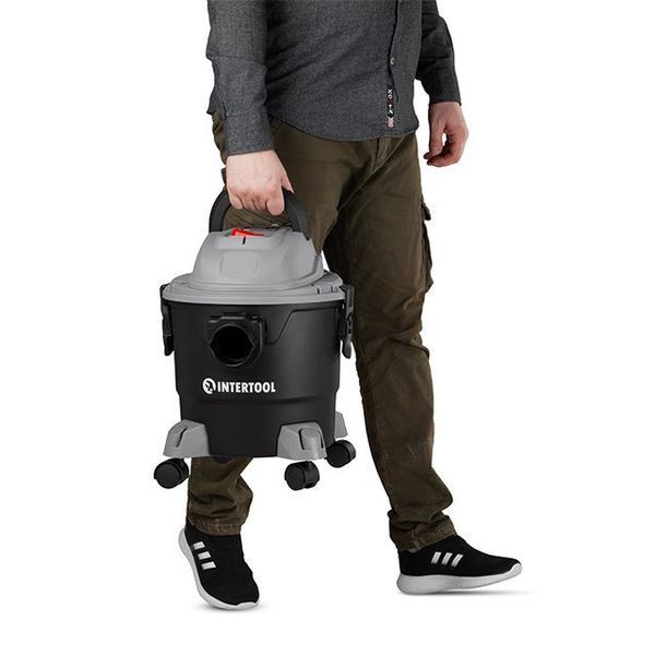 Пилосос будівельний INTERTOOL DT-1015 (1,0 кВт) DT-1015 фото