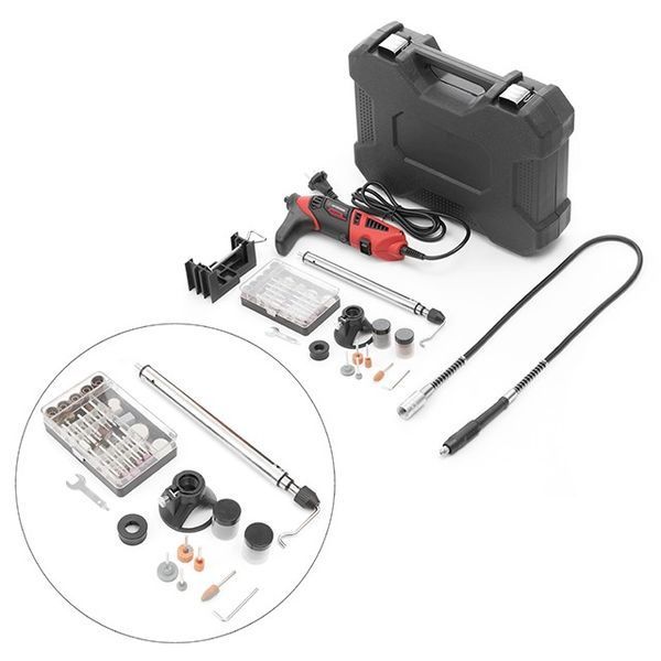 Шліфмашина пряма (гравер) INTERTOOL WT-0516.0 (160Вт, 40од, кейс) WT-0516.0 фото