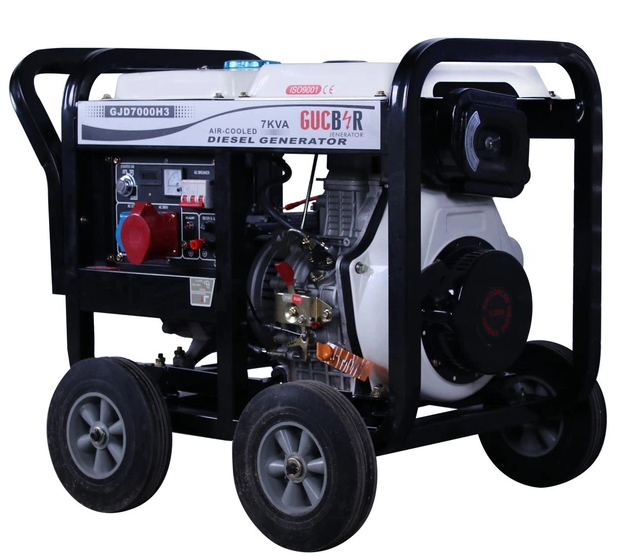 Генератор дизельный Gucbir GJD7000H-3 (6,9 кВА, 3 фазы, электростартер) GJD7000H-3 фото