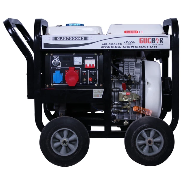 Генератор дизельный Gucbir GJD7000H-3 (6,9 кВА, 3 фазы, электростартер) GJD7000H-3 фото