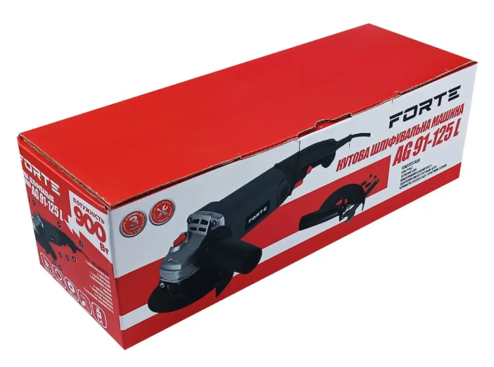 Кутова шліфувальна машина Forte AG 91-125 L 123608 фото