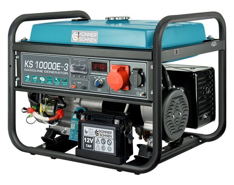 Бензиновий генератор Konner&Sohnen KS 10000E-3 000000137 фото