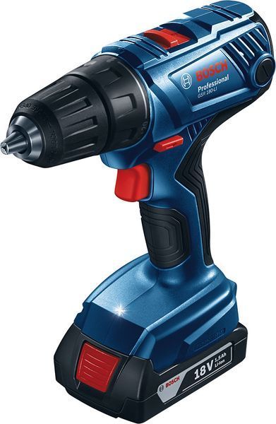Шуруповерт акумуляторний Bosch GSR 180-LI Professional, 2x2Aг 0.601.9F8.307 фото