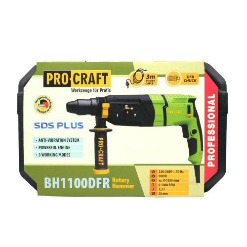 Перфоратор електричний Procraft BH1100DFR 011007 фото