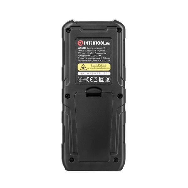 Дальномер лазерный 30м, откидная ножка INTERTOOL MT-3073 MT-3073 фото