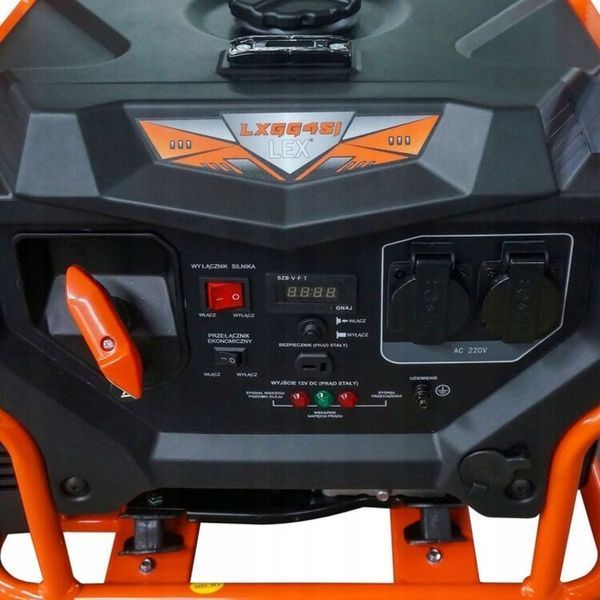 Генератор бензиновий інверторний LEX LXGG4SI (4.5 кВт, 7.5 HP, 230V, IVR) LXGG4SI фото