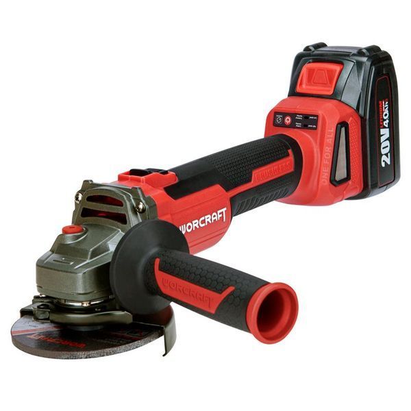 Аккумуляторная бесщеточная болгарка WORCRAFT CAG-S20LIBH-125 13151 фото