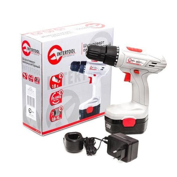 Шуруповерт аккумуляторный INTERTOOL DT-0312 DT-0312 фото