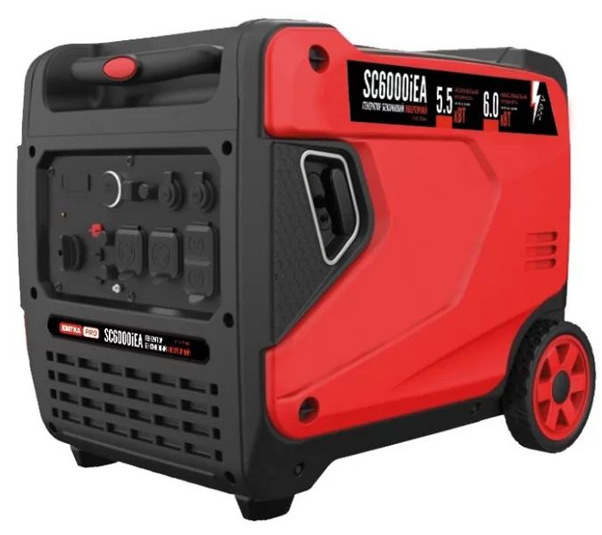 Інверторний бензиновий генератор КВІТКА PRO SC6000iEA 110-7044 фото