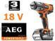 Гайковерт ударный аккумуляторный AEG BSS 18C 12ZLI-402C 4935446456 фото 6