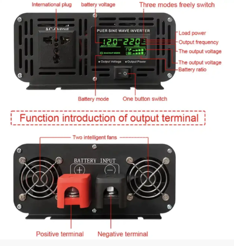 Інвертор Houli 2000W/4000W чистий синус Houli фото