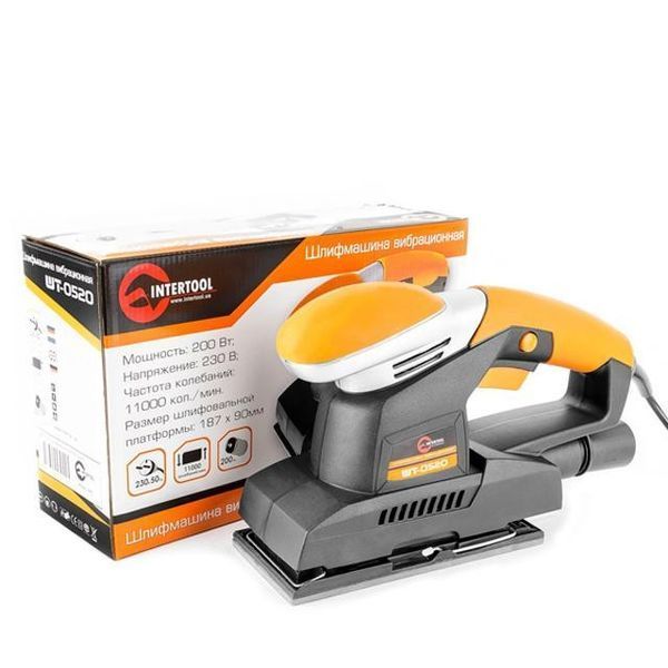 Шлифмашина вибрационная INTERTOOL WT-0520 WT-0520 фото