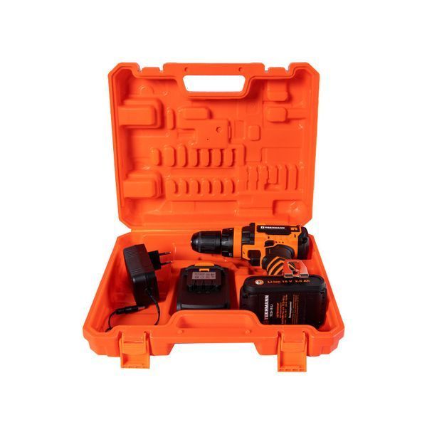 Шуруповерт акумуляторний Tekhmann TCD-12 S2 BS KIT 850977 фото