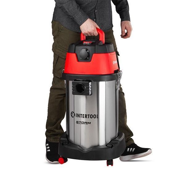 Пылесос строительный INTERTOOL WT-1430 STORM (1,4 кВт, HEPA фильтр) WT-1430 фото