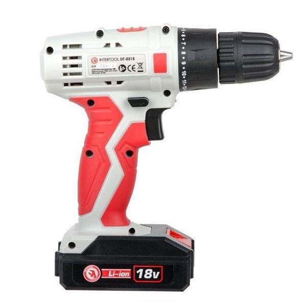 Шуруповерт акумуляторний INTERTOOL DT-0315 DT-0315 фото