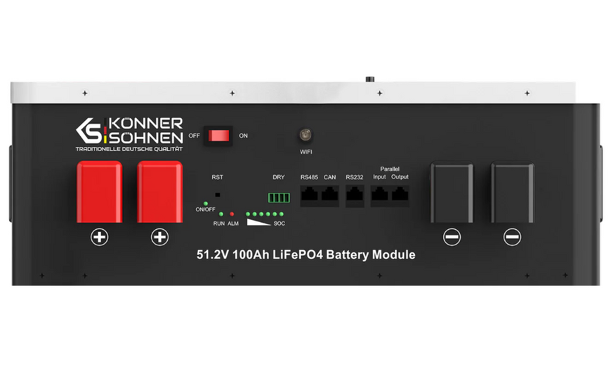 Аккумуляторна батарея Konner&Sohnen KS LB 48&ndash;100 48В/100Ah LiFePo4 45кг KSLB48-100 фото