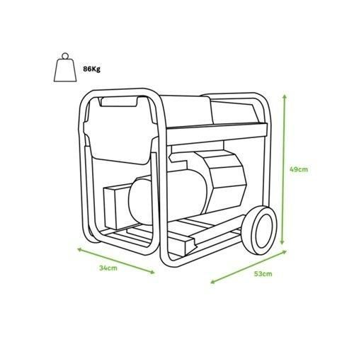 Генератор дизельный GENERGY LIMITED 3000D (3 кВт) 240332090 фото