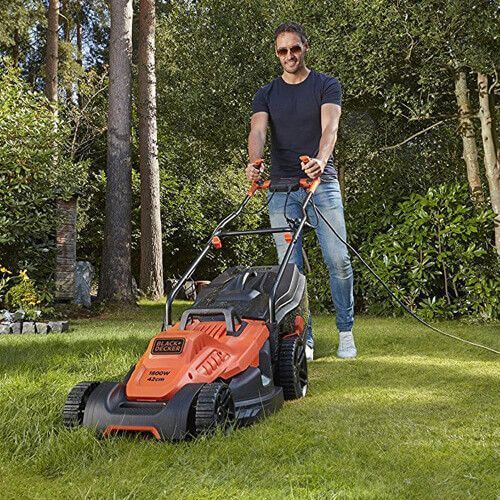 Газонокосилка электрическая BLACK+DECKER BEMW481BH-QS BEMW481BH-QS фото