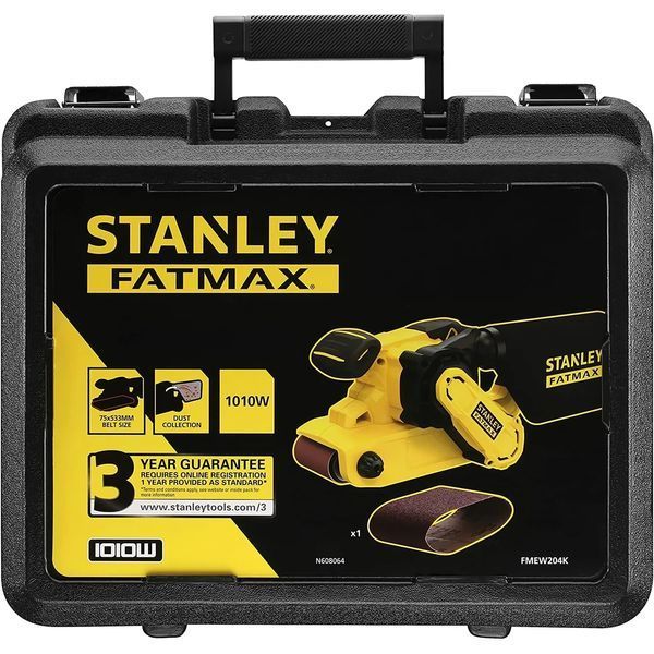 Шлифмашина ленточная сетевая Stanley FatMax FMEW204K FMEW204K фото