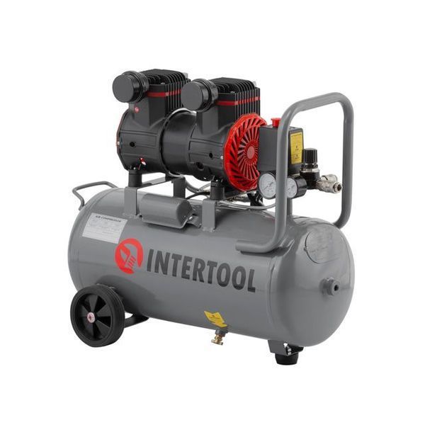Компресор безмасляний INTERTOOL PT-0033 (24 л, 8 атм, 250 л/хв) PT-0033 фото