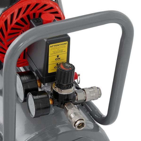 Компресор безмасляний INTERTOOL PT-0033 (24 л, 8 атм, 250 л/хв) PT-0033 фото