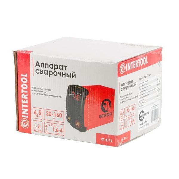 Сварочный инвертор INTERTOOL DT-4116 DT-4116 фото