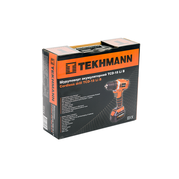 Акумуляторний шуруповерт Tekhmann TCD-18 Li B (844126) 844126 фото